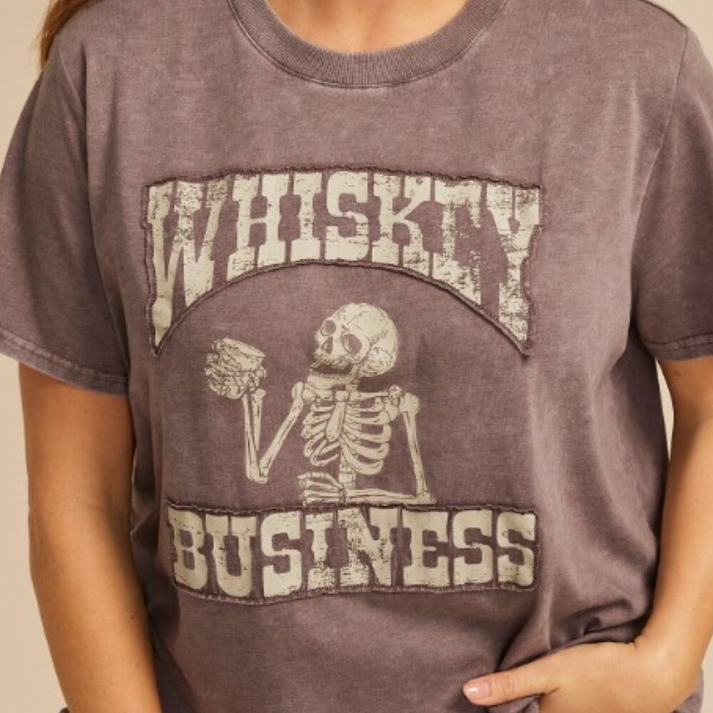 Maurices Whiskey Business Oversized Fit Tee - 0X - Picture 5 of 9